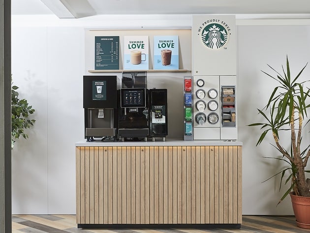Commercial Self Serve Machines Starbucks And Nestlé Professional